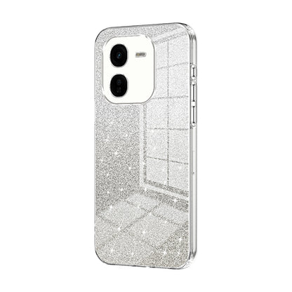 vivo iQOO Z9x Glitter Powder Electroplated Gradient Phone Case – Fashionable & Luxurious with Anti-Fingerprint Coating, Shock-Absorption, and Lens Protection