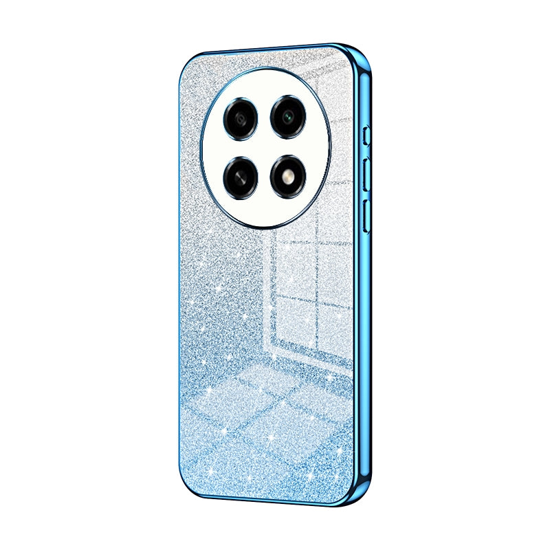 OPPO A2 Pro Glitter Powder Electroplated Gradient Phone Case – Fashionable & Luxurious with Anti-Fingerprint Coating, Shock-Absorption, and Lens Protection