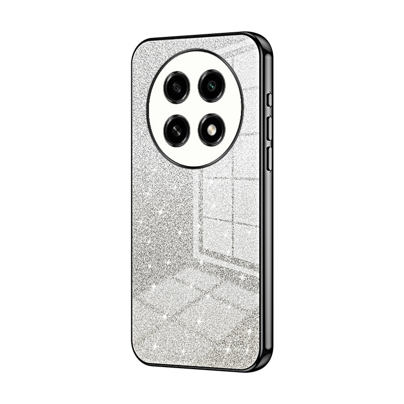 OPPO A2 Pro Glitter Powder Electroplated Gradient Phone Case – Fashionable & Luxurious with Anti-Fingerprint Coating, Shock-Absorption, and Lens Protection