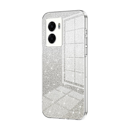 OPPO A57 5G Glitter Powder Electroplated Gradient Phone Case – Fashionable & Luxurious with Anti-Fingerprint Coating, Shock-Absorption, and Lens Protection