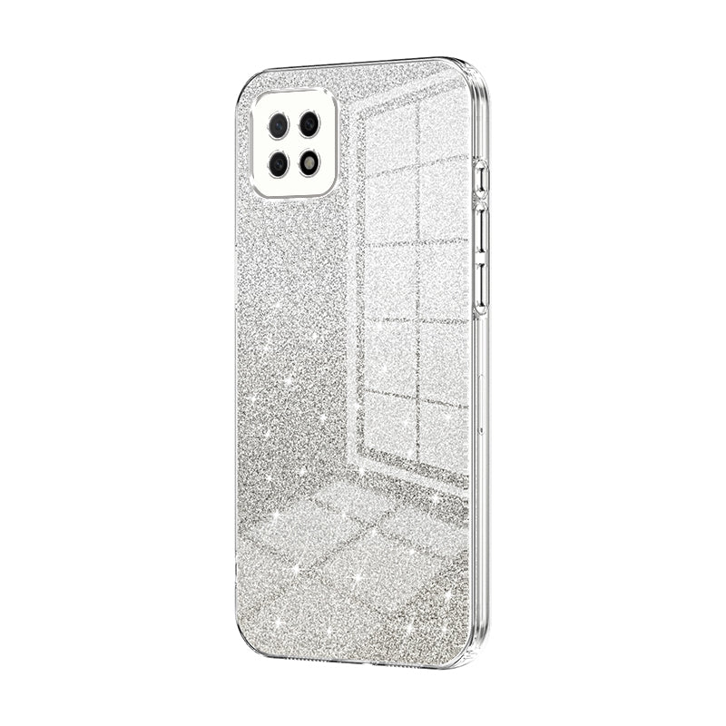 OPPO A72 5G Glitter Powder Electroplated Gradient Phone Case – Fashionable & Luxurious with Anti-Fingerprint Coating, Shock-Absorption, and Lens Protection