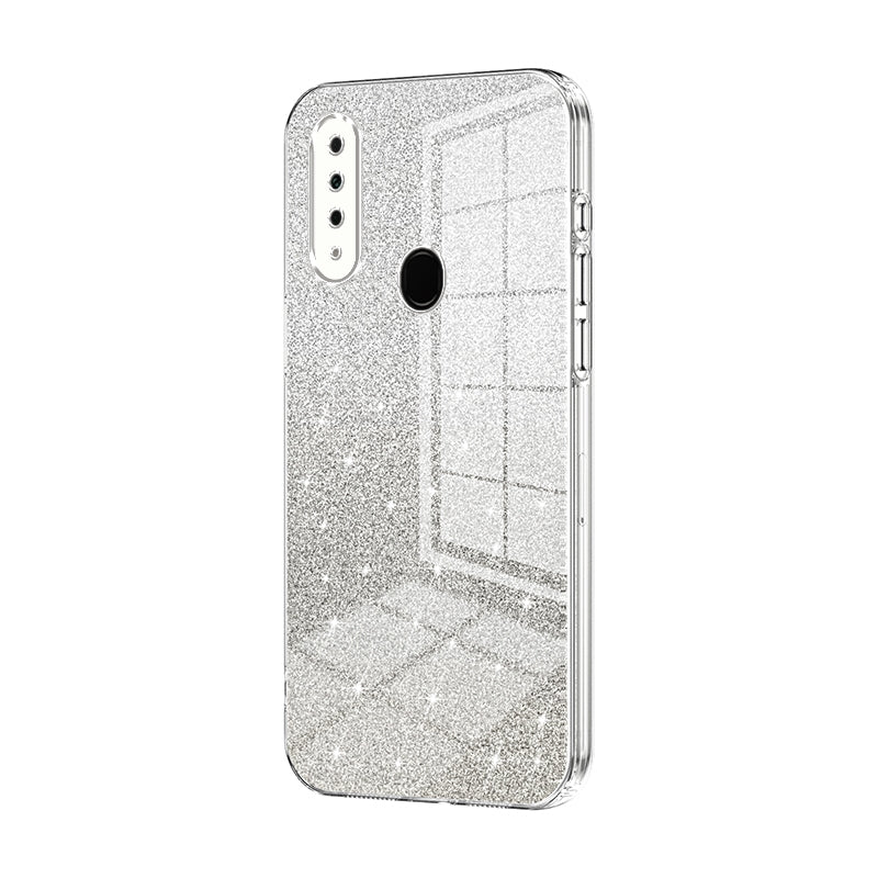 OPPO A31 2020 Glitter Powder Electroplated Gradient Phone Case – Fashionable & Luxurious with Anti-Fingerprint Coating, Shock-Absorption, and Lens Protection