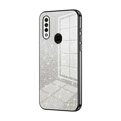OPPO A31 2020 Glitter Powder Electroplated Gradient Phone Case – Fashionable & Luxurious with Anti-Fingerprint Coating, Shock-Absorption, and Lens Protection