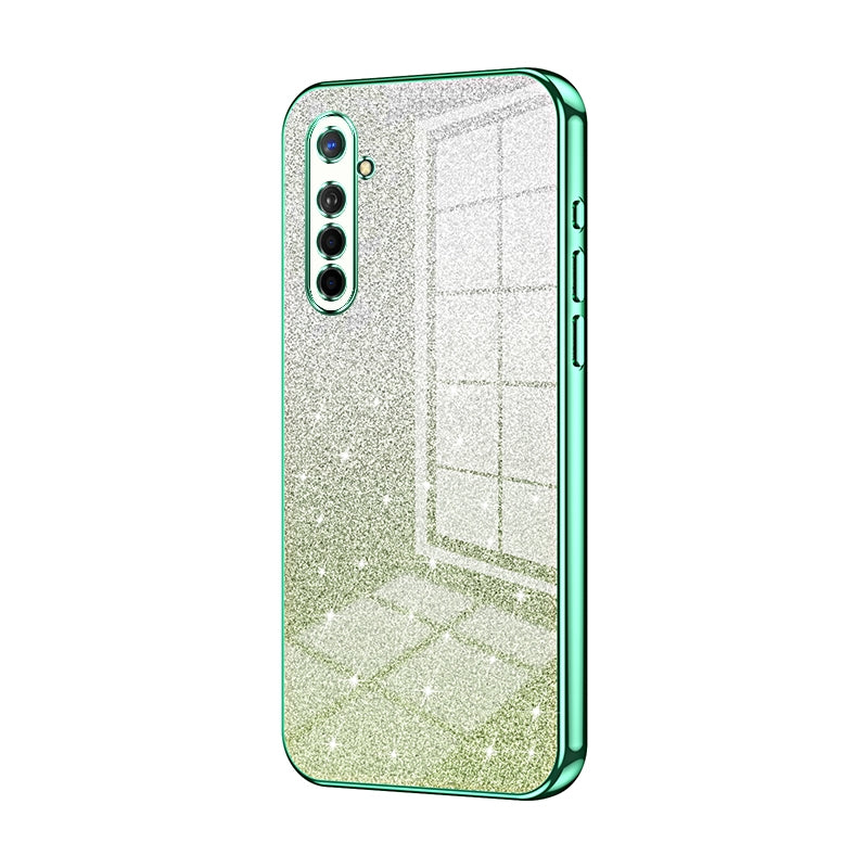 OPPO K5 Glitter Powder Electroplated Gradient Phone Case – Fashionable & Luxurious with Anti-Fingerprint Coating, Shock-Absorption, and Lens Protection