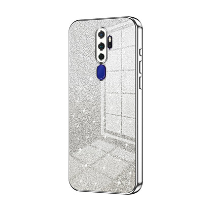 OPPO A11x Glitter Powder Electroplated Gradient Phone Case – Fashionable & Luxurious with Anti-Fingerprint Coating, Shock-Absorption, and Lens Protection