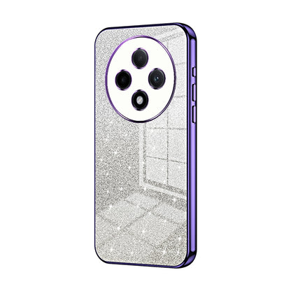 OPPO A3 Pro Glitter Powder Electroplated Gradient Phone Case – Fashionable & Luxurious with Anti-Fingerprint Coating, Shock-Absorption, and Lens Protection