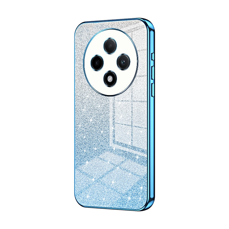 OPPO A3 Pro Glitter Powder Electroplated Gradient Phone Case – Fashionable & Luxurious with Anti-Fingerprint Coating, Shock-Absorption, and Lens Protection