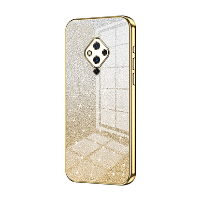 vivo S5 Glitter Powder Electroplated Gradient Phone Case – Fashionable & Luxurious with Anti-Fingerprint Coating, Shock-Absorption, and Lens Protection