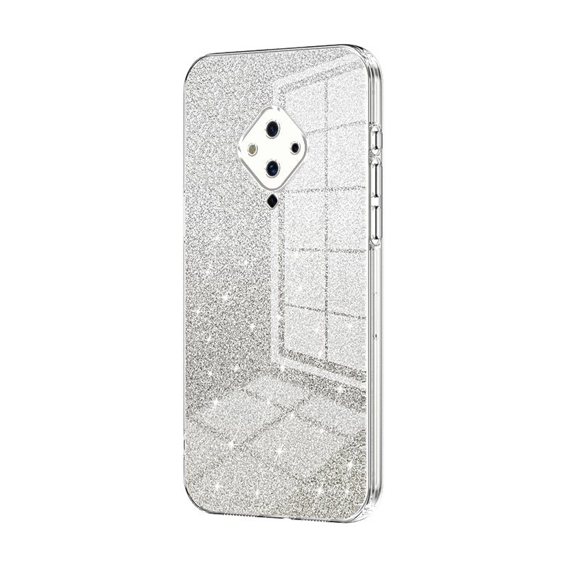 vivo S5 Glitter Powder Electroplated Gradient Phone Case – Fashionable & Luxurious with Anti-Fingerprint Coating, Shock-Absorption, and Lens Protection