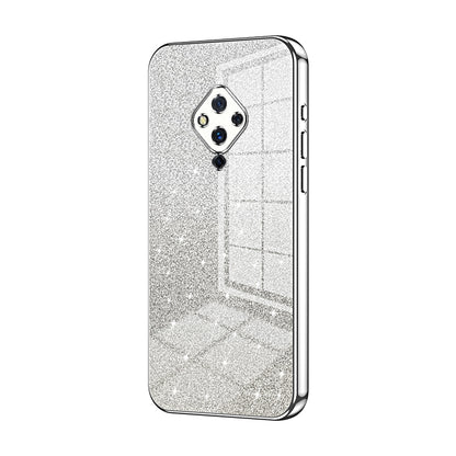 vivo S5 Glitter Powder Electroplated Gradient Phone Case – Fashionable & Luxurious with Anti-Fingerprint Coating, Shock-Absorption, and Lens Protection