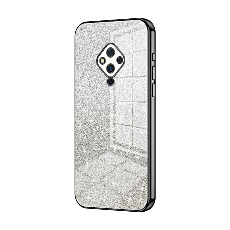 vivo S5 Glitter Powder Electroplated Gradient Phone Case – Fashionable & Luxurious with Anti-Fingerprint Coating, Shock-Absorption, and Lens Protection