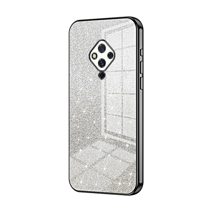 vivo S5 Glitter Powder Electroplated Gradient Phone Case – Fashionable & Luxurious with Anti-Fingerprint Coating, Shock-Absorption, and Lens Protection