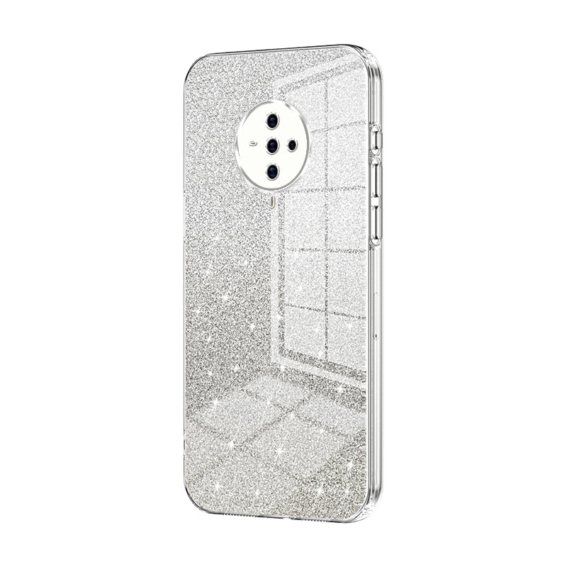 vivo S6 Glitter Powder Electroplated Gradient Phone Case – Fashionable & Luxurious with Anti-Fingerprint Coating, Shock-Absorption, and Lens Protection