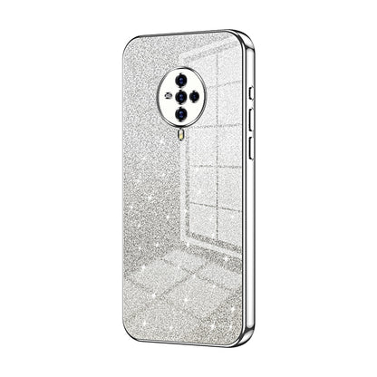 vivo S6 Glitter Powder Electroplated Gradient Phone Case – Fashionable & Luxurious with Anti-Fingerprint Coating, Shock-Absorption, and Lens Protection