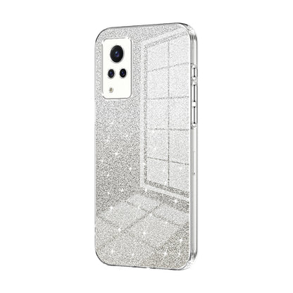 vivo S9 Glitter Powder Electroplated Gradient Phone Case – Fashionable & Luxurious with Anti-Fingerprint Coating, Shock-Absorption, and Lens Protection