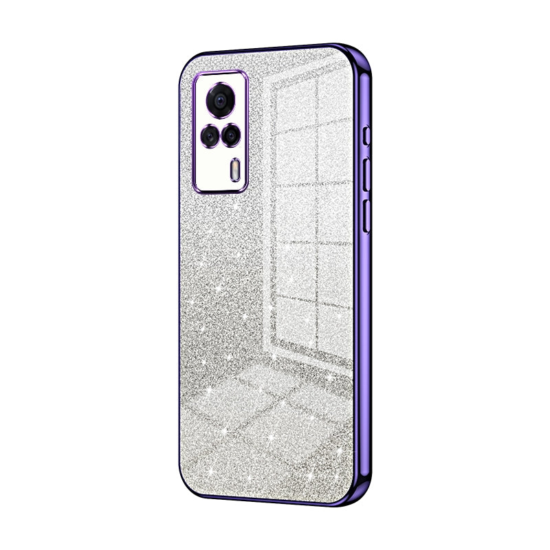 vivo S9e Glitter Powder Electroplated Gradient Phone Case – Fashionable & Luxurious with Anti-Fingerprint Coating, Shock-Absorption, and Lens Protection