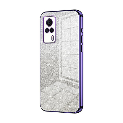 vivo S9e Glitter Powder Electroplated Gradient Phone Case – Fashionable & Luxurious with Anti-Fingerprint Coating, Shock-Absorption, and Lens Protection