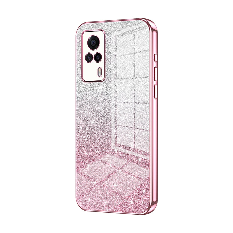 vivo S9e Glitter Powder Electroplated Gradient Phone Case – Fashionable & Luxurious with Anti-Fingerprint Coating, Shock-Absorption, and Lens Protection
