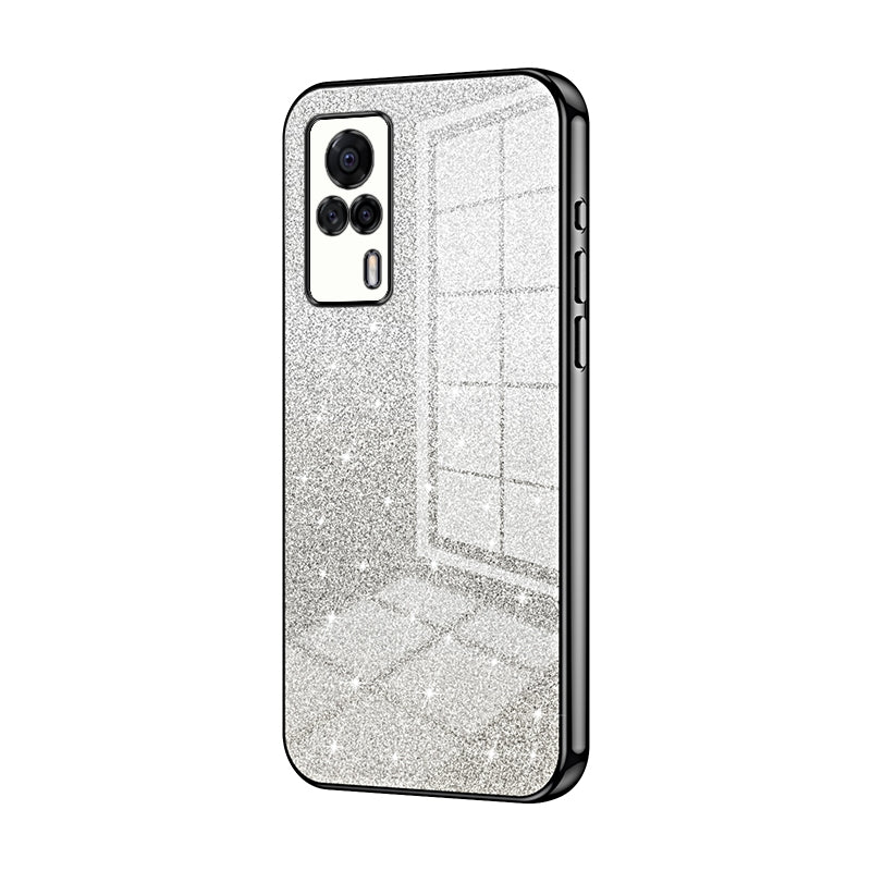 vivo S9e Glitter Powder Electroplated Gradient Phone Case – Fashionable & Luxurious with Anti-Fingerprint Coating, Shock-Absorption, and Lens Protection