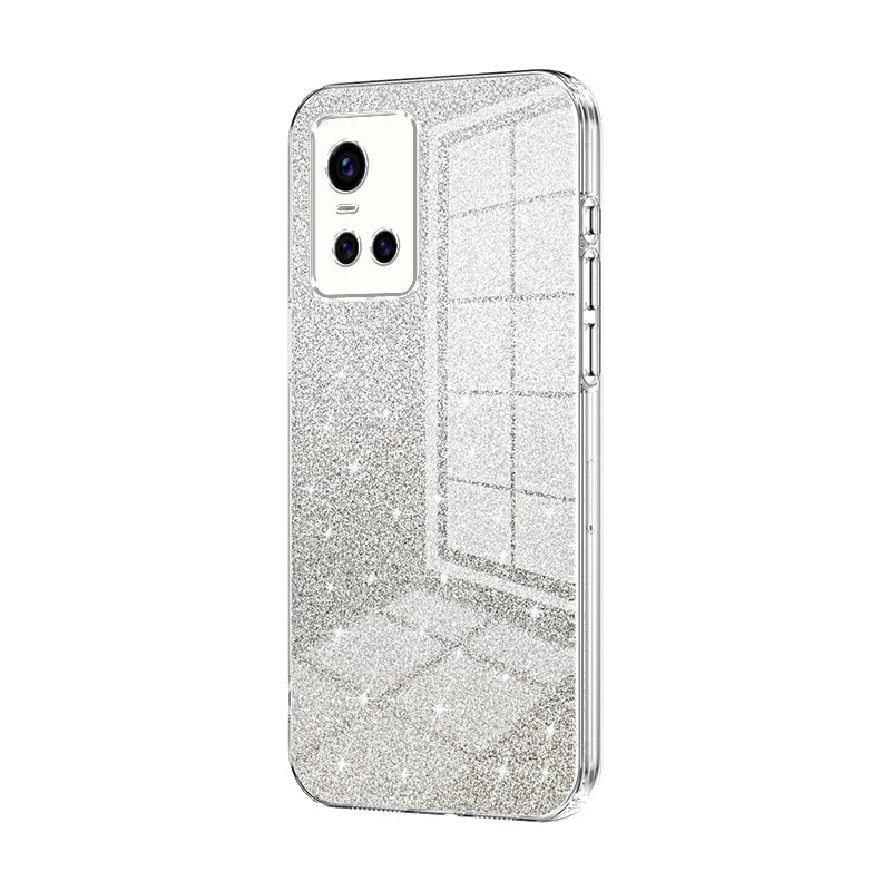 vivo S10 Glitter Powder Electroplated Gradient Phone Case – Fashionable & Luxurious with Anti-Fingerprint Coating, Shock-Absorption, and Lens Protection
