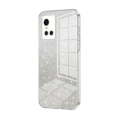 vivo S10 Pro Glitter Powder Electroplated Gradient Phone Case – Fashionable & Luxurious with Anti-Fingerprint Coating, Shock-Absorption, and Lens Protection