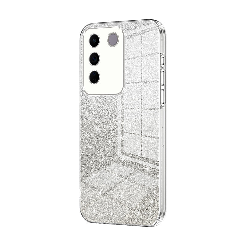 vivo S16e Glitter Powder Electroplated Gradient Phone Case – Fashionable & Luxurious with Anti-Fingerprint Coating, Shock-Absorption, and Lens Protection