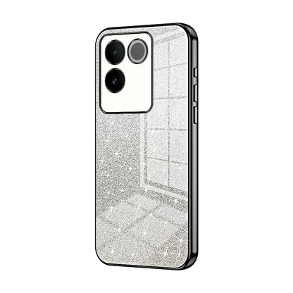 vivo S17e Glitter Powder Electroplated Gradient Phone Case – Fashionable & Luxurious with Anti-Fingerprint Coating, Shock-Absorption, and Lens Protection