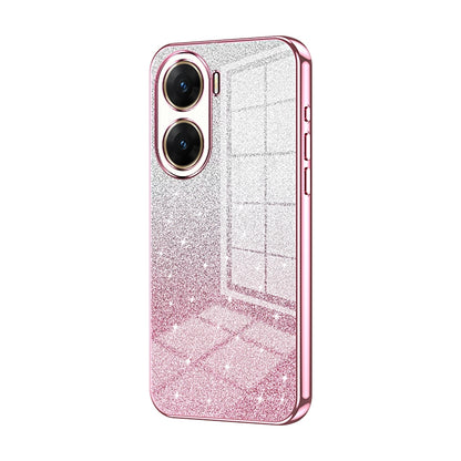 vivo V29e Glitter Powder Electroplated Gradient Phone Case – Fashionable & Luxurious with Anti-Fingerprint Coating, Shock-Absorption, and Lens Protection