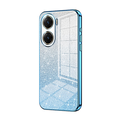 vivo V29e Glitter Powder Electroplated Gradient Phone Case – Fashionable & Luxurious with Anti-Fingerprint Coating, Shock-Absorption, and Lens Protection