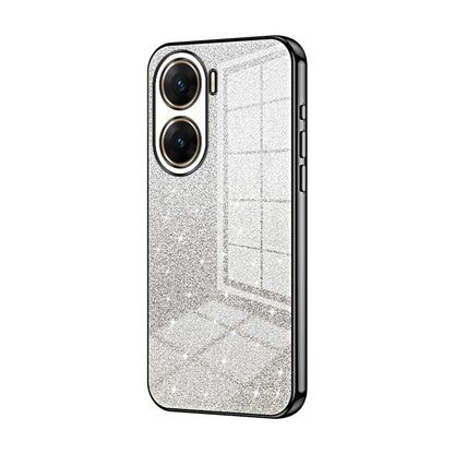 vivo V29e Glitter Powder Electroplated Gradient Phone Case – Fashionable & Luxurious with Anti-Fingerprint Coating, Shock-Absorption, and Lens Protection