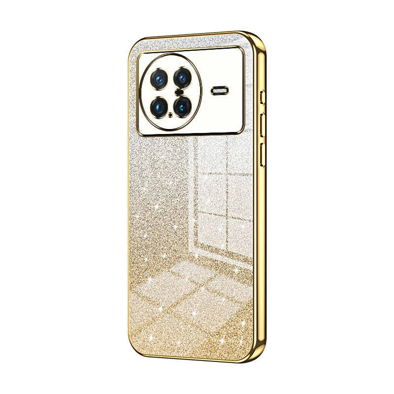 vivo X Note Glitter Powder Electroplated Gradient Phone Case – Fashionable & Luxurious with Anti-Fingerprint Coating, Shock-Absorption, and Lens Protection