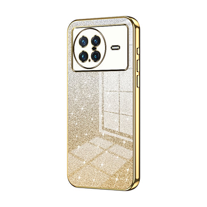 vivo X Note Glitter Powder Electroplated Gradient Phone Case – Fashionable & Luxurious with Anti-Fingerprint Coating, Shock-Absorption, and Lens Protection