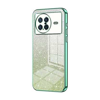 vivo X Note Glitter Powder Electroplated Gradient Phone Case – Fashionable & Luxurious with Anti-Fingerprint Coating, Shock-Absorption, and Lens Protection