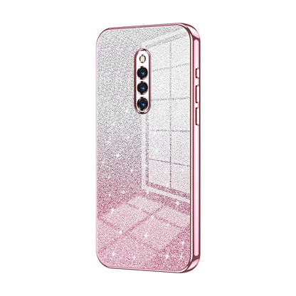 vivo X27 Pro Glitter Powder Electroplated Gradient Phone Case – Fashionable & Luxurious with Anti-Fingerprint Coating, Shock-Absorption, and Lens Protection