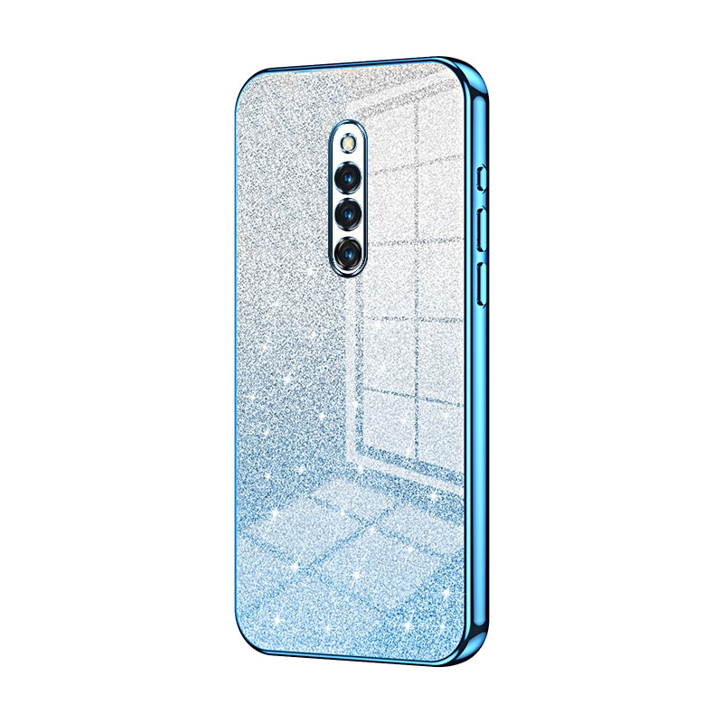 vivo X27 Pro Glitter Powder Electroplated Gradient Phone Case – Fashionable & Luxurious with Anti-Fingerprint Coating, Shock-Absorption, and Lens Protection
