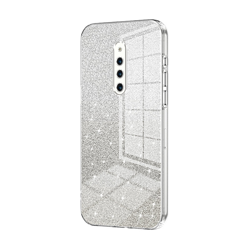 vivo X27 Pro Glitter Powder Electroplated Gradient Phone Case – Fashionable & Luxurious with Anti-Fingerprint Coating, Shock-Absorption, and Lens Protection