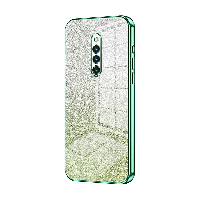 vivo X27 Pro Glitter Powder Electroplated Gradient Phone Case – Fashionable & Luxurious with Anti-Fingerprint Coating, Shock-Absorption, and Lens Protection