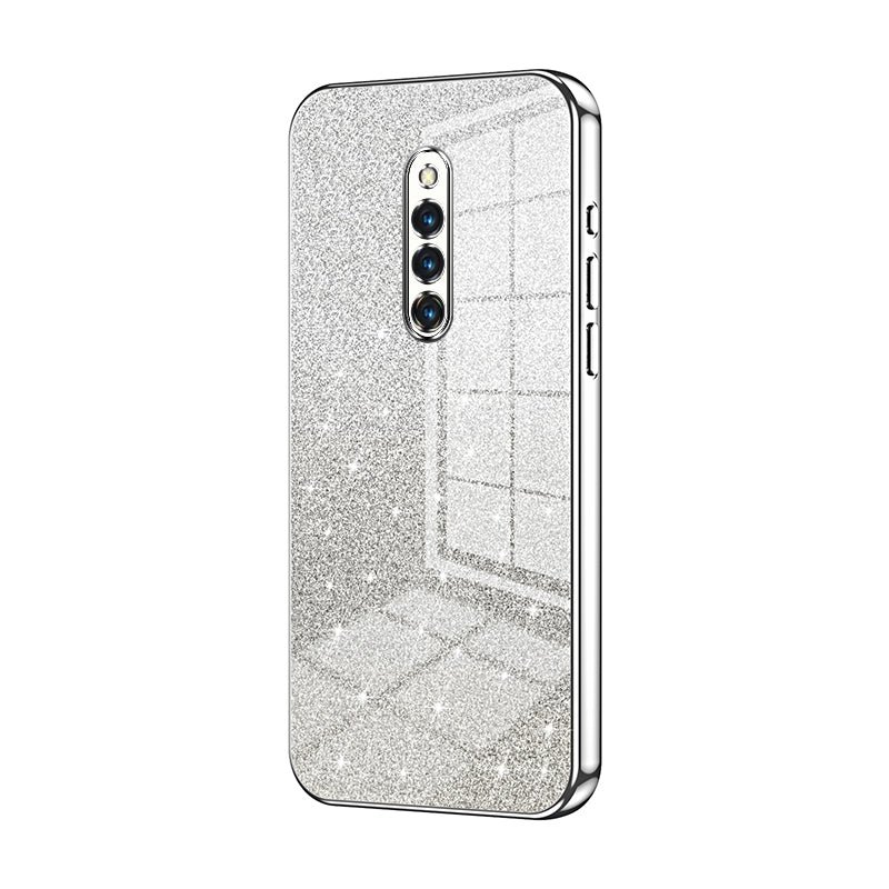 vivo X27 Pro Glitter Powder Electroplated Gradient Phone Case – Fashionable & Luxurious with Anti-Fingerprint Coating, Shock-Absorption, and Lens Protection