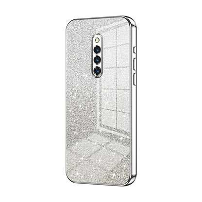 vivo X27 Pro Glitter Powder Electroplated Gradient Phone Case – Fashionable & Luxurious with Anti-Fingerprint Coating, Shock-Absorption, and Lens Protection