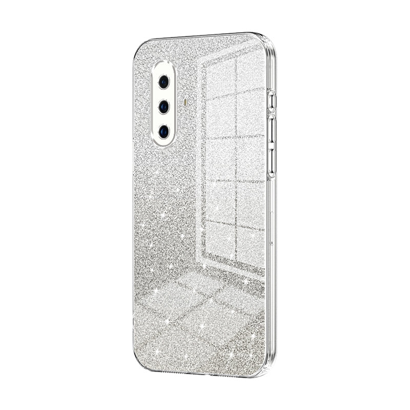 vivo X30 Glitter Powder Electroplated Gradient Phone Case – Fashionable & Luxurious with Anti-Fingerprint Coating, Shock-Absorption, and Lens Protection