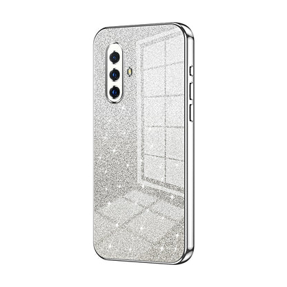 vivo X30 Glitter Powder Electroplated Gradient Phone Case – Fashionable & Luxurious with Anti-Fingerprint Coating, Shock-Absorption, and Lens Protection