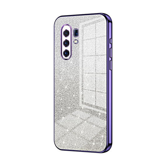 vivo X30 Pro Glitter Powder Electroplated Gradient Phone Case – Fashionable & Luxurious with Anti-Fingerprint Coating, Shock-Absorption, and Lens Protection