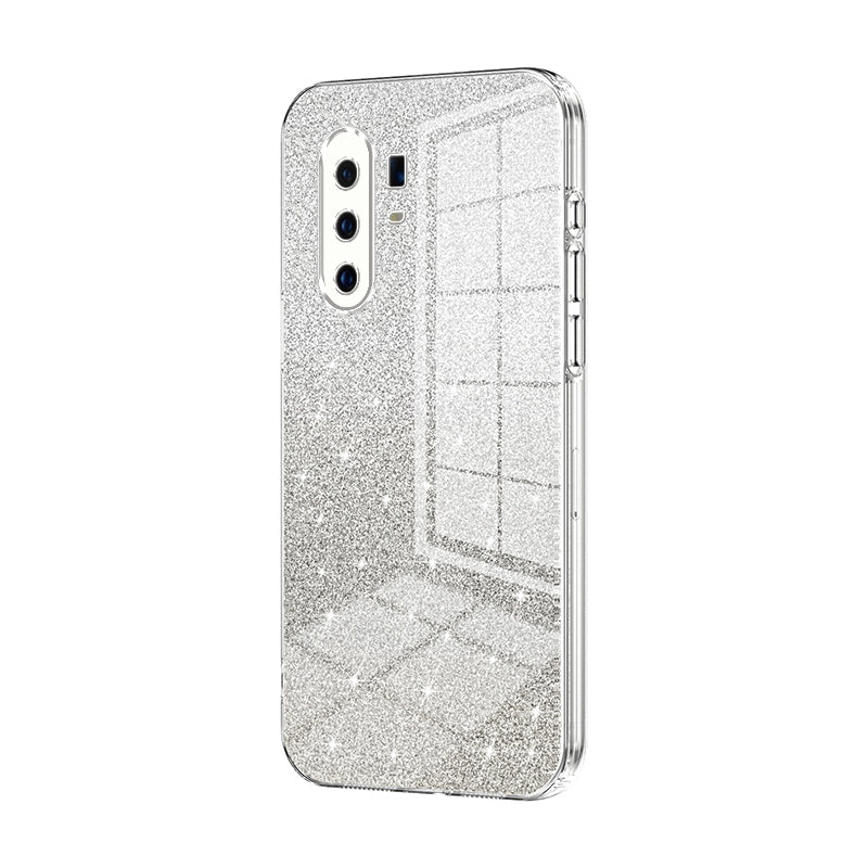 vivo X30 Pro Glitter Powder Electroplated Gradient Phone Case – Fashionable & Luxurious with Anti-Fingerprint Coating, Shock-Absorption, and Lens Protection