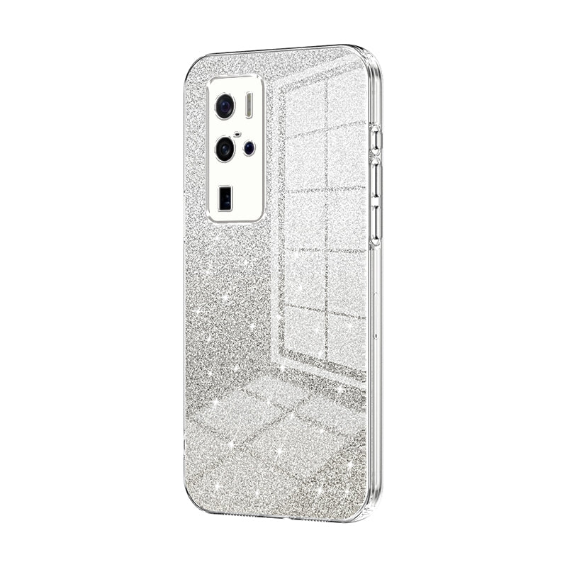 vivo X50 Pro+ Glitter Powder Electroplated Gradient Phone Case – Fashionable & Luxurious with Anti-Fingerprint Coating, Shock-Absorption, and Lens Protection
