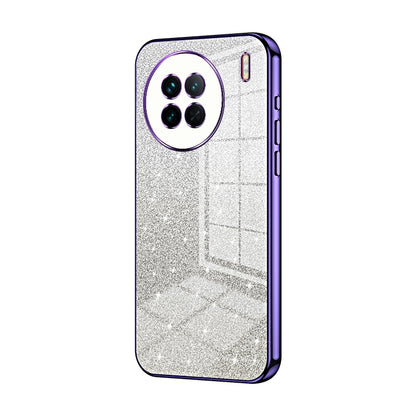 vivo X90 Glitter Powder Electroplated Gradient Phone Case – Fashionable & Luxurious with Anti-Fingerprint Coating, Shock-Absorption, and Lens Protection