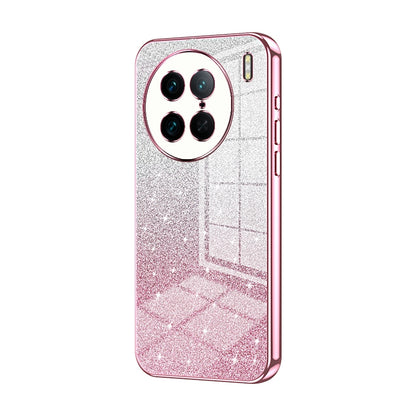 vivo X90 Pro Glitter Powder Electroplated Gradient Phone Case – Fashionable & Luxurious with Anti-Fingerprint Coating, Shock-Absorption, and Lens Protection