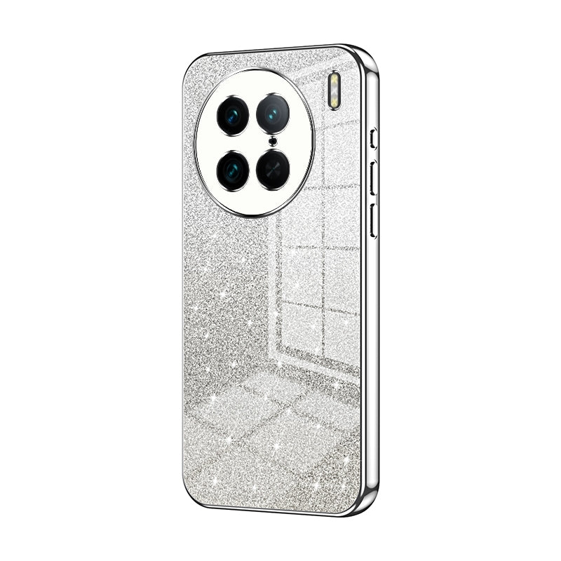 vivo X90 Pro Glitter Powder Electroplated Gradient Phone Case – Fashionable & Luxurious with Anti-Fingerprint Coating, Shock-Absorption, and Lens Protection