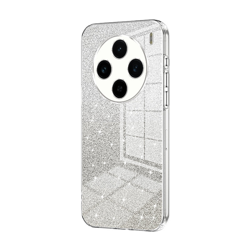 vivo X100 Glitter Powder Electroplated Gradient Phone Case – Fashionable & Luxurious with Anti-Fingerprint Coating, Shock-Absorption, and Lens Protection