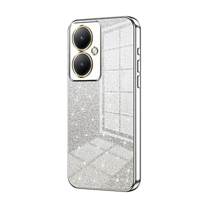 vivo Y27 4G Glitter Powder Electroplated Gradient Phone Case – Fashionable & Luxurious with Anti-Fingerprint Coating, Shock-Absorption, and Lens Protection