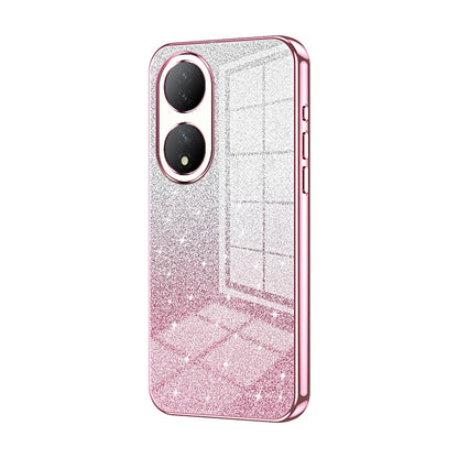 vivo Y100A Glitter Powder Electroplated Gradient Phone Case – Fashionable & Luxurious with Anti-Fingerprint Coating, Shock-Absorption, and Lens Protection